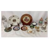 Vintage Courting Couple Figurines, Cups, Plates