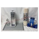 Soda Stream w Mat, Con-Tact Grip, Brita Pitcher