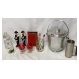 Mid Century Barware - Ice Bucket, Book & More!!!
