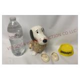 Vintage 1966 Snoopy Medic Figure, Bowl & Shoes