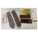 Vintage Cowhide Wallets, Handkerchiefs & Ties