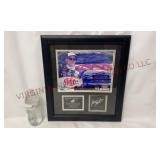 Mark Martin Signed Race Tire Framed Collectible