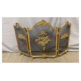 French Provincial Rocco Style Fireplace Screen