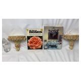 Rose Wall Sconces, Rose & Home Decor Books