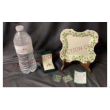 Solvar Sterling Claddagh Ring, Shamrock Dish, More