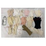 Vintage Ladies Gloves - 11 Pair + Singles