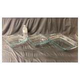 Pyrex Handled 8x8 & 9x13 Casserole Bakers