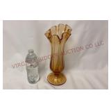 Westmoreland Colonial Amber Swung 12" Vase