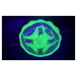 Early 1900s Fenton Custard Glass "Prayer Rug" Bowl