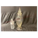 Vintage 4-Sided Glass Apothecary / Candy Jar