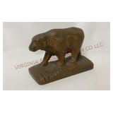 Vintage Capitol Pattern Wks Cast Metal Bear 2.5" t