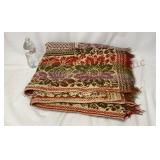 Antique Late 1800s Jacquard Woven Coverlet