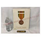 Vietnam Service Tour 365 Book & US Army Patch
