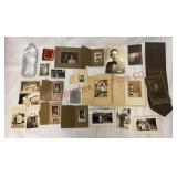 Antique Daguerreotype Frame & Assorted Photographs