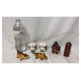 Vintage Alligator, Chef & Farm Salt & Pepper Sets