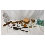 Vintage Crimping Iron Hangers Vanity Jar Perfumes