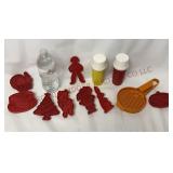 Vintage Tupperware Cookie Cutters & More!!!