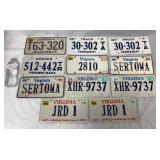 Virginia License Plates / Vehicle Tags - 11