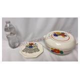 1929 Trivet & Pottery Guild Bake Oven Covered Bowl