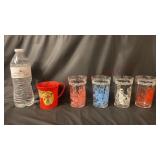 Howdy Doody Ovaltine Cup & Jelly / Juice Glasses