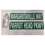 Jimmy Buffett Embossed Metal Signs - 2
