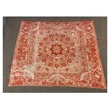 Antique Late 1800s Jacquard Coverlet / Blanket