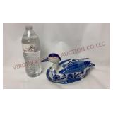 Vintage Blue & White Centrum Chinoisere Duck