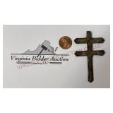 Lorraine Crucifix / Cross - Tested Sterling Silver