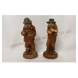 Vtg Syroco Hillbilly Band Figurines - Glen & Pete