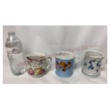 Antique Shaving Mugs & Mustache Mug