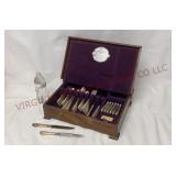 Steiff Corsage Sterling Silver Flatware Set - 54pc