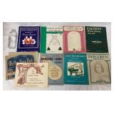 Vintage Piano Hymn Music Books - 8+