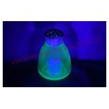 Vintage Depression Uranium Glass Shaker