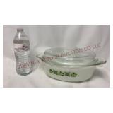 Anchor Hocking Meadow Green 443 Casserole w Lid
