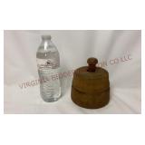 1800s Wooden Butter Press / Mold Floral 4" Wide