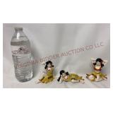 Vintage Buckroe Beach VA Hula Girls - Set of 3