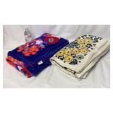 Vera Bradley Fleece Throw Blankets - 2 - 50"x80"