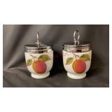 Royal Worcester Evesham Gold Egg Coddlers
