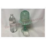 Fenton Opalescent Hobnail 3-Piece Fairy Lamp w Tag