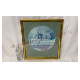 P Buckley Moss State Capitol Framed Print
