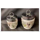 Royal Worcester Lavinia Egg Coddlers - 2 Sizes