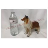 Vintage Artmark Collie Dog Figurine - 7" tall