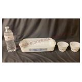 Glasbake Casserole & Dynaware Custard Cups