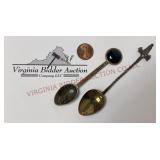 Vintage Small Sterling Silver Spoons - 14 Grams