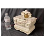 Vintage McCoy Pottery Wood Cook Stove Cookie Jar