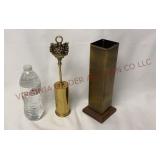 Warwick Castle Hearth Brush & Matchstick Holder