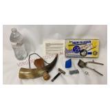 Clothing Brush Horn, Gillette Razor & Hair Cut Set