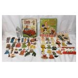 Vtg Dennis the Menace & Shirley Temple Doll Books