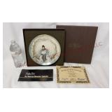 P Buckley Moss Mary with the Lambs Plate w Box