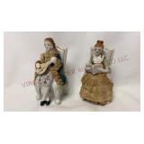 Victorian Colonial Couple Figurines - 4.5" tall
